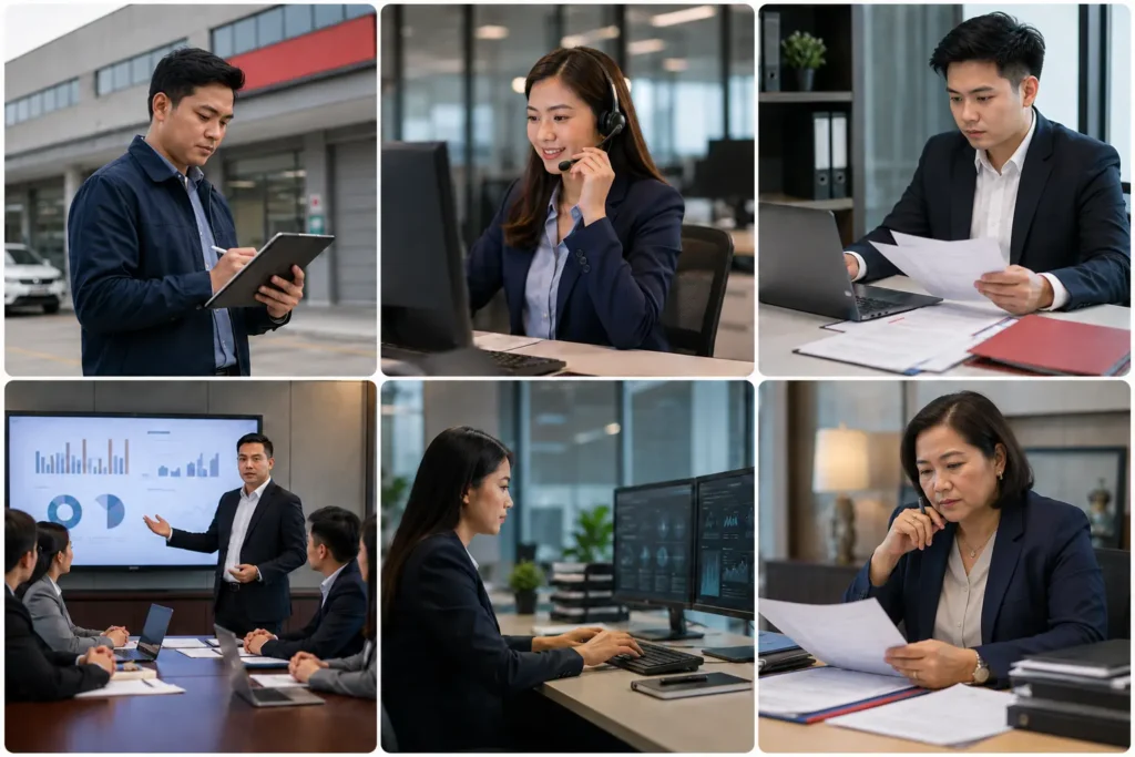 Inteliasia professionals conducting field verification, research, reporting and credit assessment